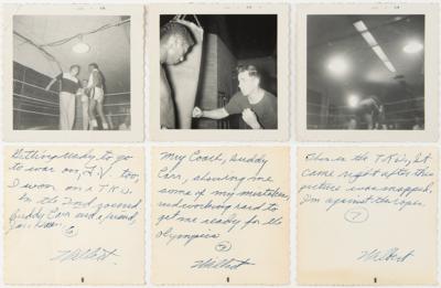 Lot #4024 Wilbert 'Skeeter' McClure's Atlanta 1996 Summer Olympics Torch and 1960 Rome Participant Pin— Including Scrapbooks, Photos, AAU Boxing, and Awards - Image 4