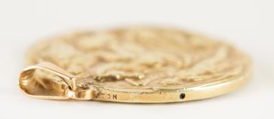 Lot #4050 London 1908 Olympics Gold Winner's Medal for Shooting - Image 5