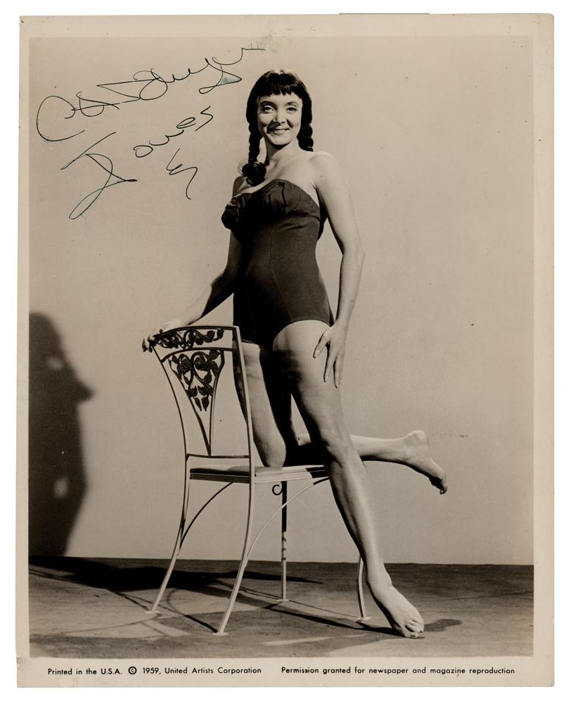 Carolyn Jones Signed Photograph