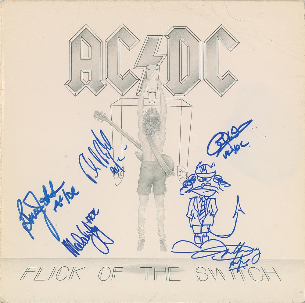 AC/DC Signed Album | RR Auction