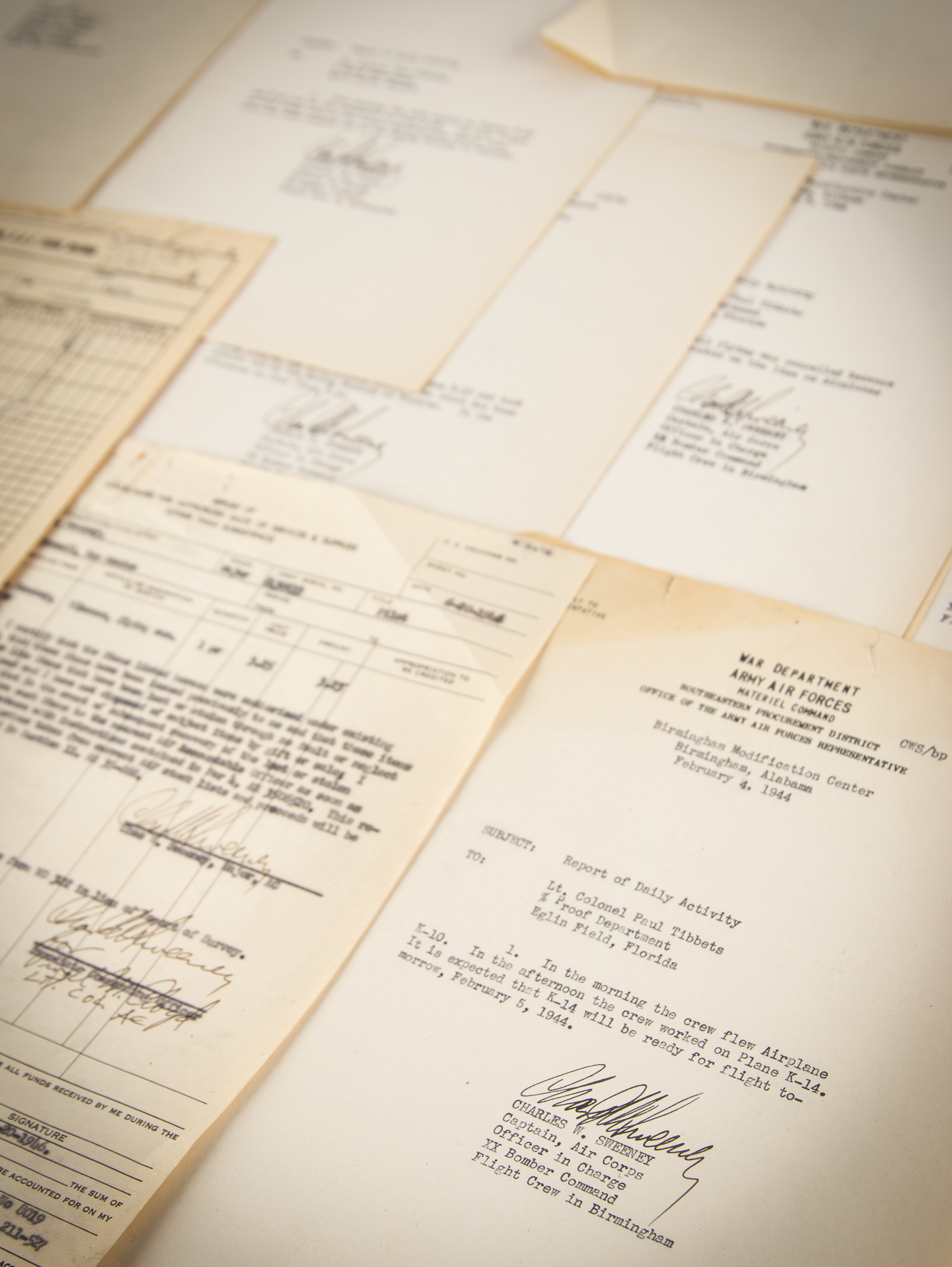 Bockscar: Charles Sweeney Archive of Atomic Bomb Documents
