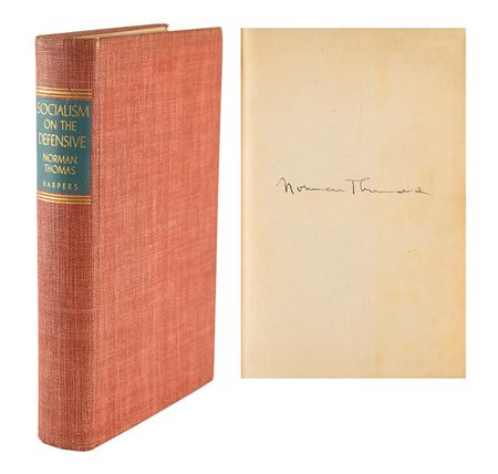Lot #219 Norman Thomas Signed Book - Image 1