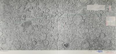 Lot #309 Fred Haise Signed Apollo 13 Lunar Orbital Science Flight Chart - Image 1