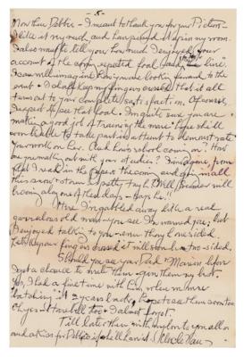 Lot #573 Edward Van Sloan Autograph Letter Signed - Image 5