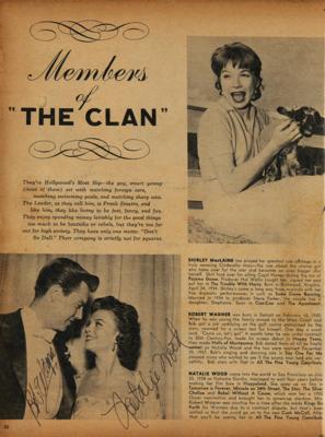 Lot #530 Actors and Actresses (185+) Signed Book with Hepburn, Clift, Garland, and More - Image 3