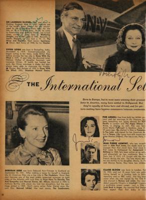 Lot #530 Actors and Actresses (185+) Signed Book with Hepburn, Clift, Garland, and More - Image 6