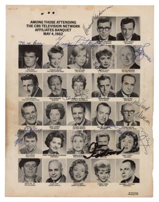 Lot #582 Actors and Actresses Multi-Signed (50+) Program Pages - Image 1