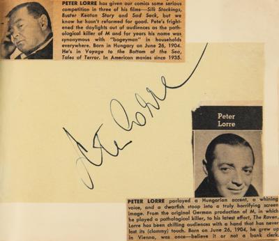 Lot #551 Hollywood Autograph Collection of (6,500+): Massive collection of 6,500+ Hollywood autographs, highlighted by Hitchcock, McQueen, Hepburn, Wayne, Sinatra, Garland, and thousands more! - Image 11