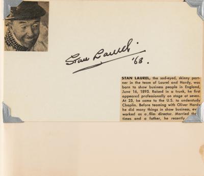 Lot #551 Hollywood Autograph Collection of (6,500+): Massive collection of 6,500+ Hollywood autographs, highlighted by Hitchcock, McQueen, Hepburn, Wayne, Sinatra, Garland, and thousands more! - Image 17