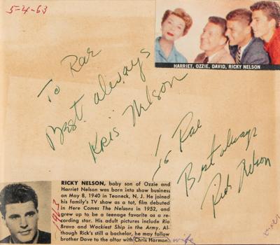 Lot #551 Hollywood Autograph Collection of (6,500+): Massive collection of 6,500+ Hollywood autographs, highlighted by Hitchcock, McQueen, Hepburn, Wayne, Sinatra, Garland, and thousands more! - Image 21