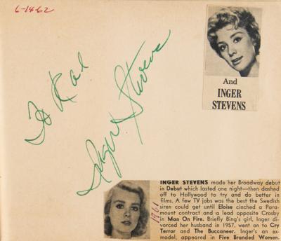 Lot #551 Hollywood Autograph Collection of (6,500+): Massive collection of 6,500+ Hollywood autographs, highlighted by Hitchcock, McQueen, Hepburn, Wayne, Sinatra, Garland, and thousands more! - Image 23