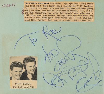 Lot #551 Hollywood Autograph Collection of (6,500+): Massive collection of 6,500+ Hollywood autographs, highlighted by Hitchcock, McQueen, Hepburn, Wayne, Sinatra, Garland, and thousands more! - Image 24