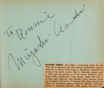 Lot #551 Hollywood Autograph Collection of (6,500+): Massive collection of 6,500+ Hollywood autographs, highlighted by Hitchcock, McQueen, Hepburn, Wayne, Sinatra, Garland, and thousands more! - Image 30