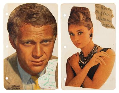 Lot #551 Hollywood Autograph Collection of (6,500+): Massive collection of 6,500+ Hollywood autographs, highlighted by Hitchcock, McQueen, Hepburn, Wayne, Sinatra, Garland, and thousands more! - Image 37