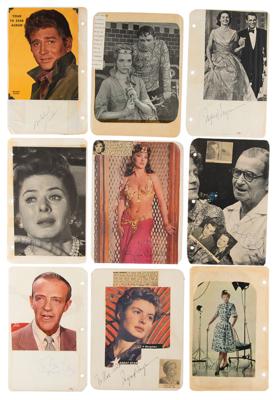 Lot #551 Hollywood Autograph Collection of (6,500+): Massive collection of 6,500+ Hollywood autographs, highlighted by Hitchcock, McQueen, Hepburn, Wayne, Sinatra, Garland, and thousands more! - Image 41