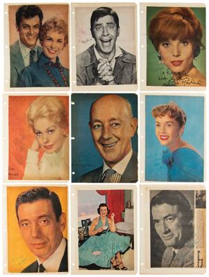 Lot #551 Hollywood Autograph Collection of (6,500+): Massive collection of 6,500+ Hollywood autographs, highlighted by Hitchcock, McQueen, Hepburn, Wayne, Sinatra, Garland, and thousands more! - Image 43