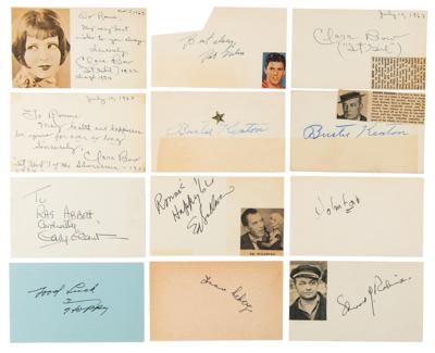 Lot #551 Hollywood Autograph Collection of (6,500+): Massive collection of 6,500+ Hollywood autographs, highlighted by Hitchcock, McQueen, Hepburn, Wayne, Sinatra, Garland, and thousands more! - Image 45
