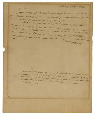 Lot #92 Aaron Burr Autograph Letter Signed to American Flag Designer - Image 1
