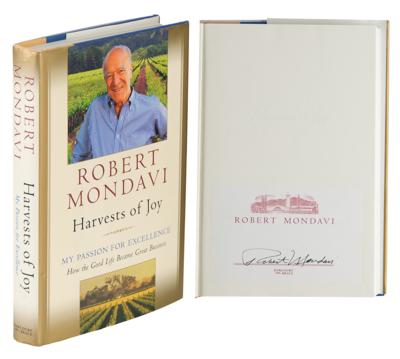Lot #194 Robert Mondavi Signed Book - Image 1
