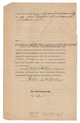 Lot #190 Karl Liebknecht Document Signed - Image 4