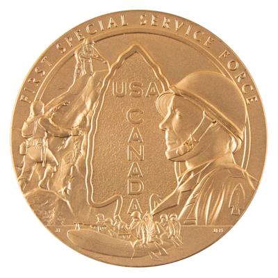 Lot #250 First Special Service Force Bronze Medal - Image 1