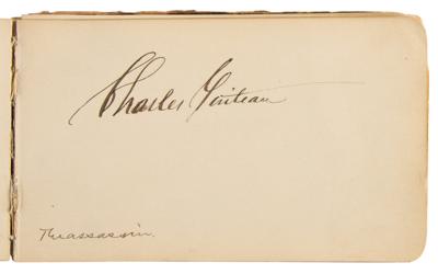 Lot #132 Trial of Charles Guiteau Autograph Album
