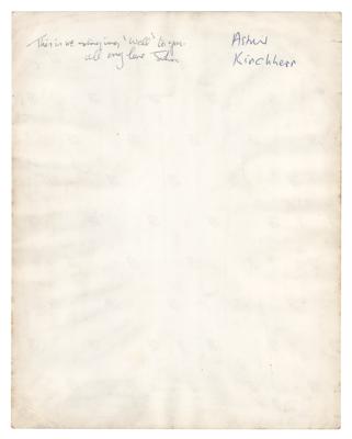 Lot #457 Beatles: John Lennon Signed Large-Format Photograph Inscribed to Astrid Kirchherr - Image 2