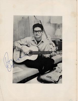 Lot #520 Roy Orbison Signed Program - Image 1
