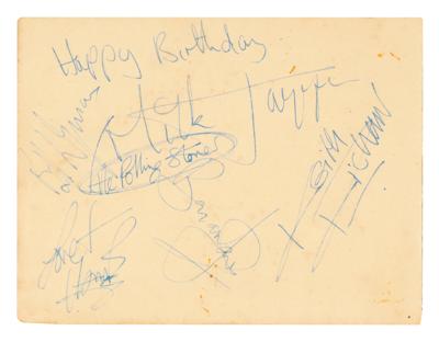 Lot #465 Rolling Stones Signatures - Image 1