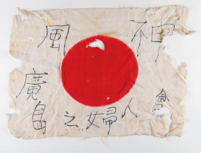 Lot #277 WWII: Japanese 'Good Luck' Flag Flag - Image 1