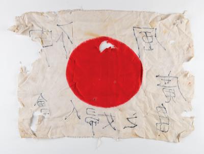 Lot #277 WWII: Japanese 'Good Luck' Flag Flag - Image 2