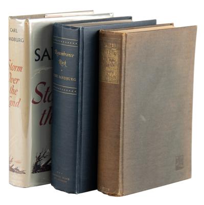 Lot #406 Civil War Novelists: Sandburg and Bromfield (3) Signed Books - Image 1