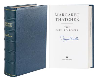 Lot #217 Margaret Thatcher Signed Book - Image 1