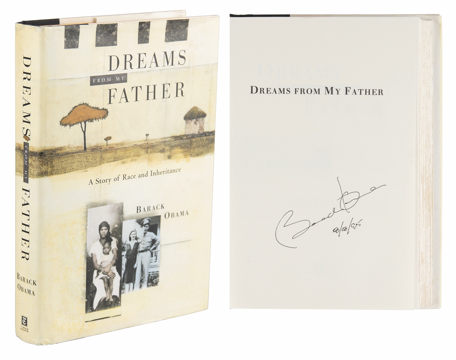 Lot #39 Barack Obama First Edition Book, Dreams from My Father, Signed Three Weeks After Publication - Image 1
