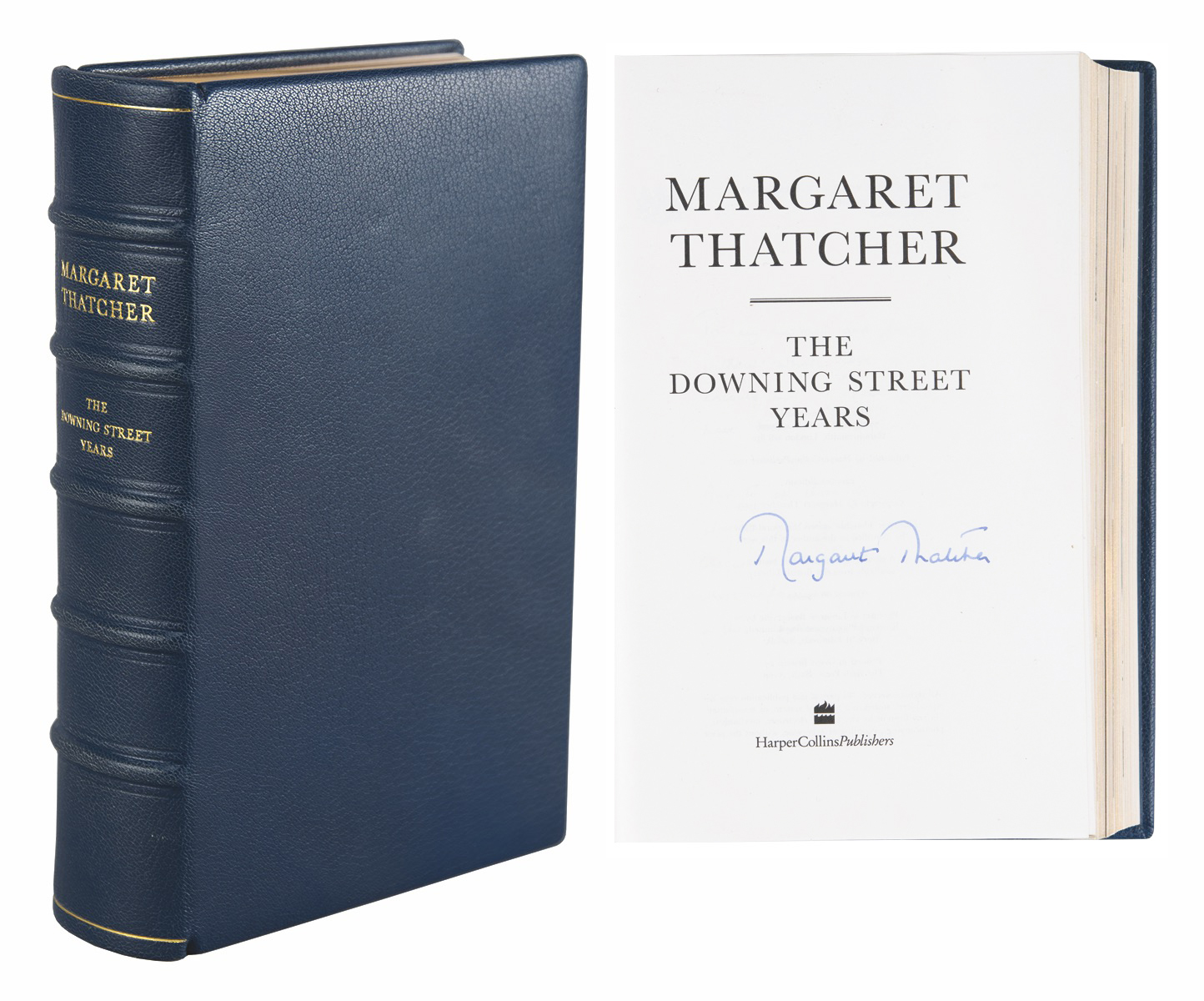 Lot #218 Margaret Thatcher Signed Book - Image 1