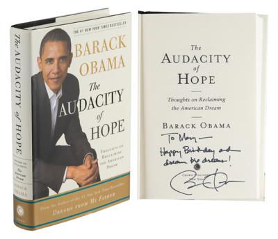 Lot #40 Barack Obama Signed Book - Image 1