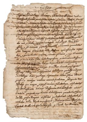 Lot #106 King Philip II of Spain Document Signed - Image 1