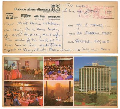 Lot #502 Joe Cocker Autograph Letter Signed - Image 1