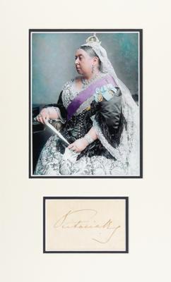 Lot #203 Queen Victoria Signature - Image 1