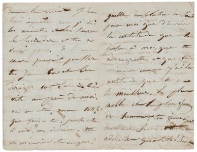 Lot #392 Victor Hugo: Juliette Drouet Autograph Letter Signed - Image 2