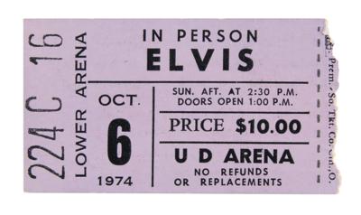 Lot #462 Elvis Presley 1974 'Curved Corner Signature' Scarf (Attested as Stage-Worn) - Image 4