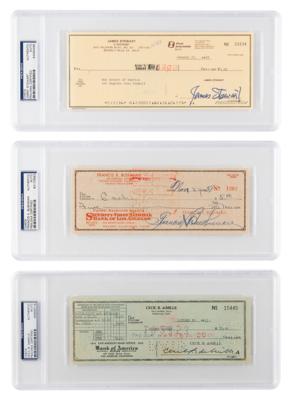 Lot #637 Hollywood (8) Signed Checks - Image 1
