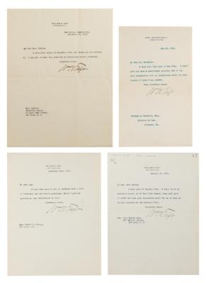 Lot #80 William H. Taft (5) Signed Items - Image 1
