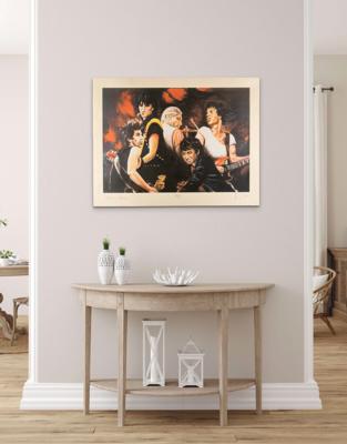 Lot #466 Rolling Stones: Ronnie Wood Signed Silkscreen Print - 'Stones in Sepia' - Image 3