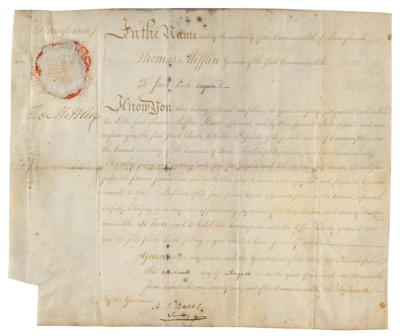 Lot #193 Thomas Mifflin and Alexander J. Dallas Document Signed - Image 1