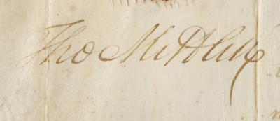 Lot #193 Thomas Mifflin and Alexander J. Dallas Document Signed - Image 3
