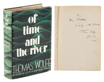 Lot #401 Thomas Wolfe Signed Book - Image 1