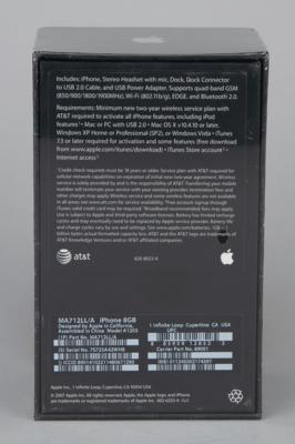 Lot #5033 Apple iPhone (First Generation, Sealed 8GB) - Image 5