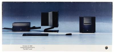 Lot #5007 Steve Jobs Signed 1988 NeXT Computer Launch Poster - Image 2