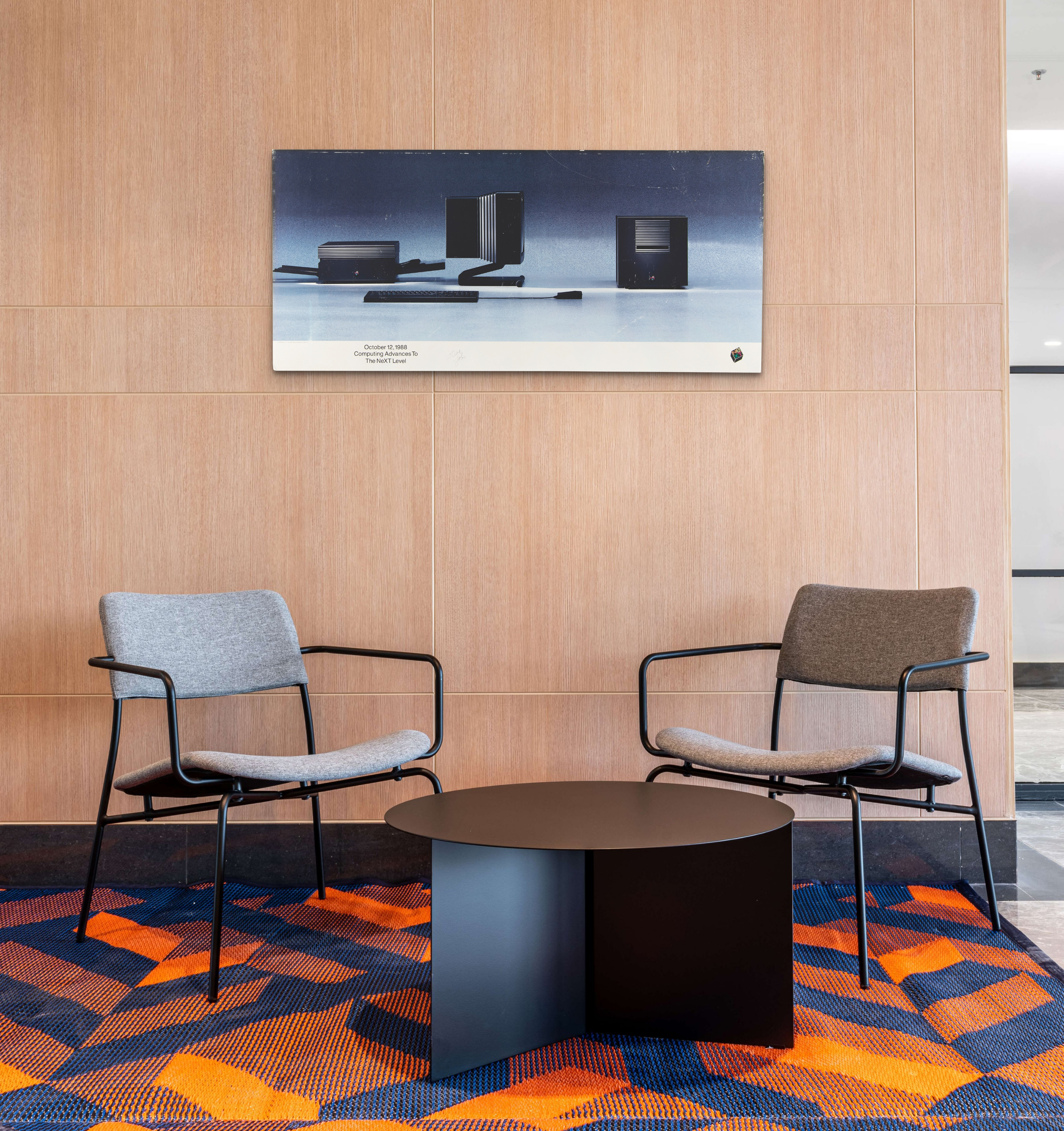 Lot #5007 Steve Jobs Signed 1988 NeXT Computer Launch Poster - Image 4